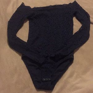 Hollister off-the-shoulder body suit